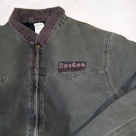 Carhartt J14MOS Santa Fe Vintage Jacket Size 2XL 90s USA Faded Workwear Corduroy - Picture 3 of 14
